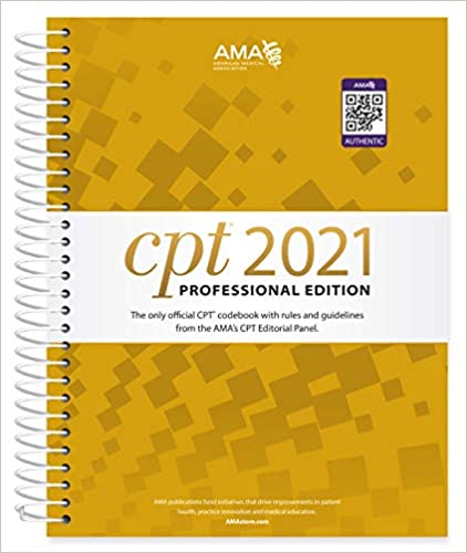 Yellow and white CPT 2021 Book